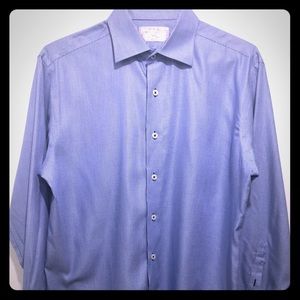 Lorenzo Uomo Men’s Dress Shirt size 32-33, 16.5”